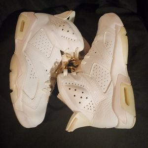 Wmns Air Jordan 6 Retro 'Gold Hoops' wm sz 7